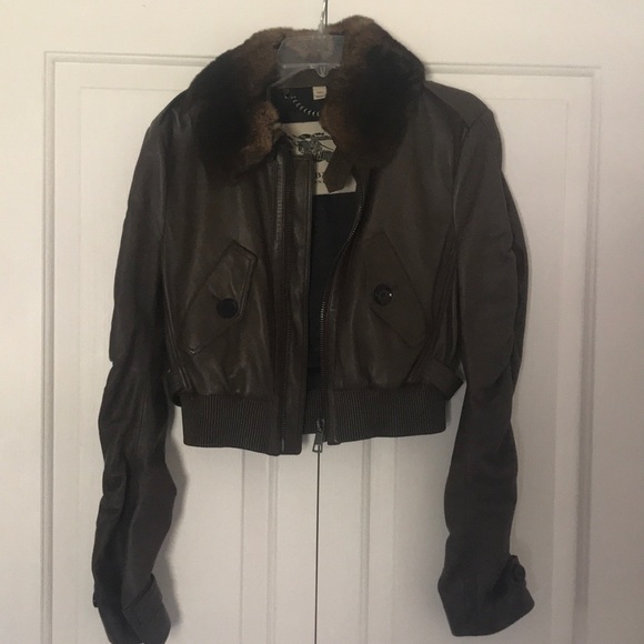Burberry mink jacket